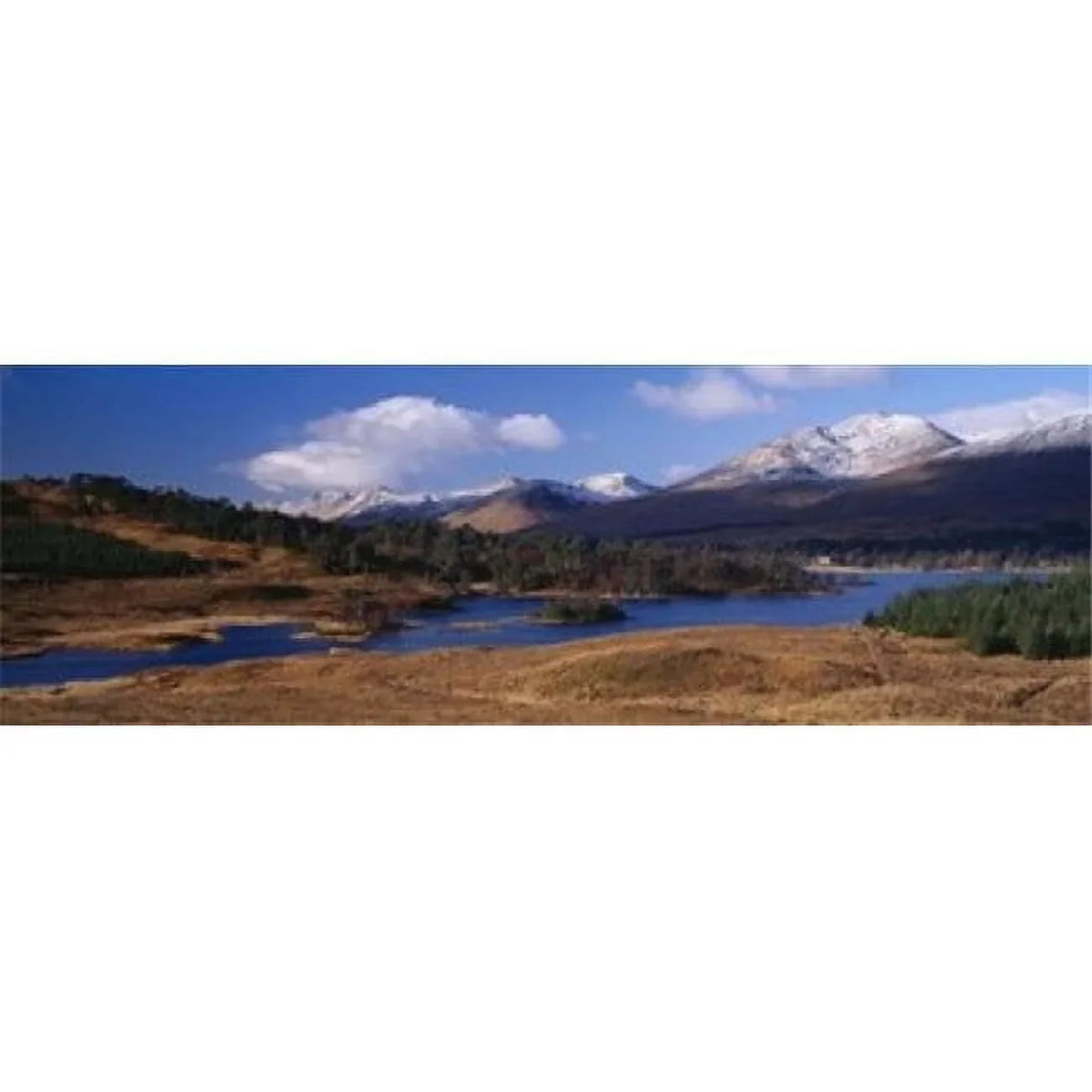 Panoramic Images  Lake on mountainside Loch Tulla Rannoch Moor Argyll Sizecotland Poster Print by Panoramic Images 36 x 12