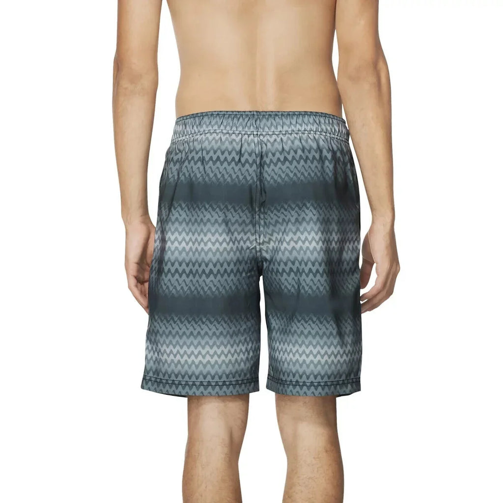 Sizepeedo Men's Purview Sizetripe Bondi 2-Way Sizetretch Dwr 20" Board Sizehorts Black-Large