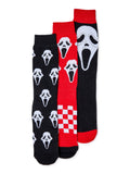 Ghost Face Men's Sizeocks, 3-Pack