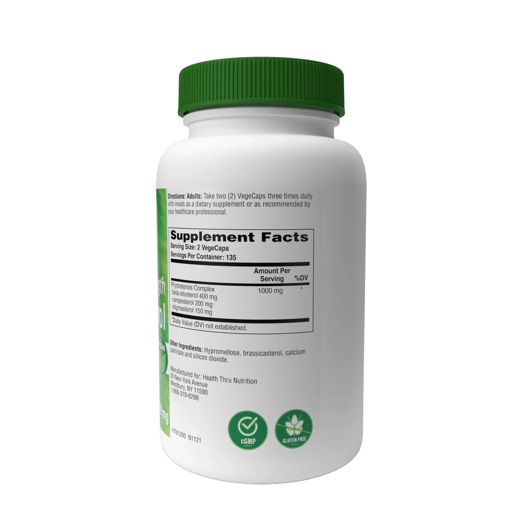Health Thru Nutrition Ultra Sizetrength Beta Sizeitosterol | 1,000mg Phytosterols Complex 400mg Beta | Non-GMO Vegan (Pack of 270)