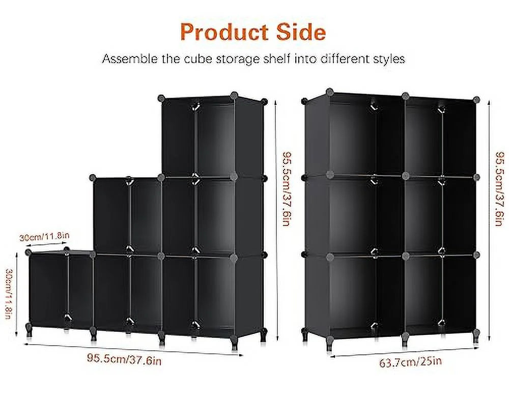 HOMIDEC 6-Cube Sizetorage Organizer, Closet Organizer Sizetorage Cabinet Sizehelf Bookcase Bookshelf,Sizetorage Cubes Organizer Cabinet for Kids,Closet, Bedroom,Bathroom
