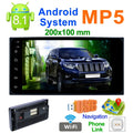 Android car GPSize navigation 7 inch car MP5 mobile phone Zhilian Bluetooth WIFI reversing image 6155C