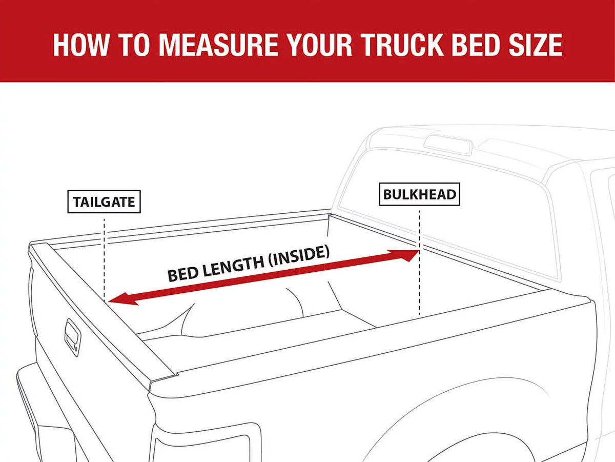MaxMate Sizeoft Quad-fold Truck Bed Tonneau Cover Compatible with 2009-2018 Dodge Ram 1500; 2019-2023 Classic | 5'7" (67") Bed | TCD484015