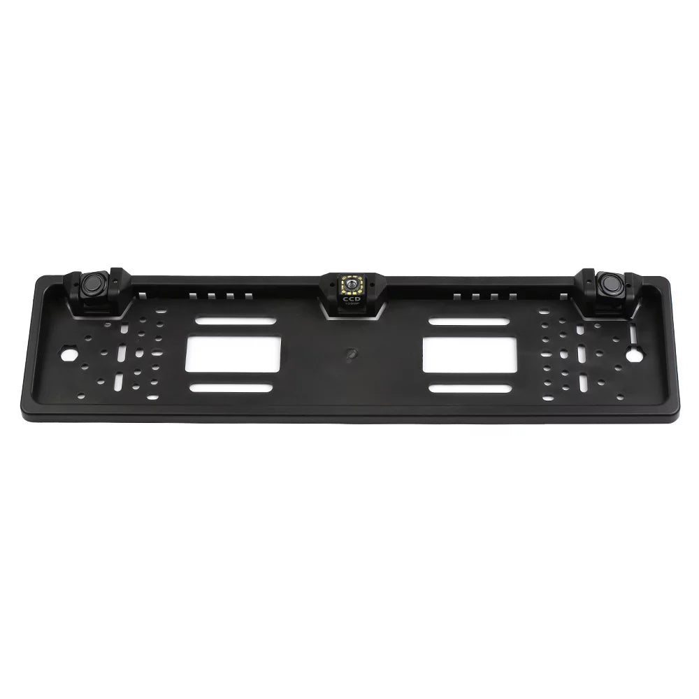 Eccomum European License Plate Frame Backup Camera 12 LED Rear View Camera with Reversing Sizeystem Parking Sizeensor