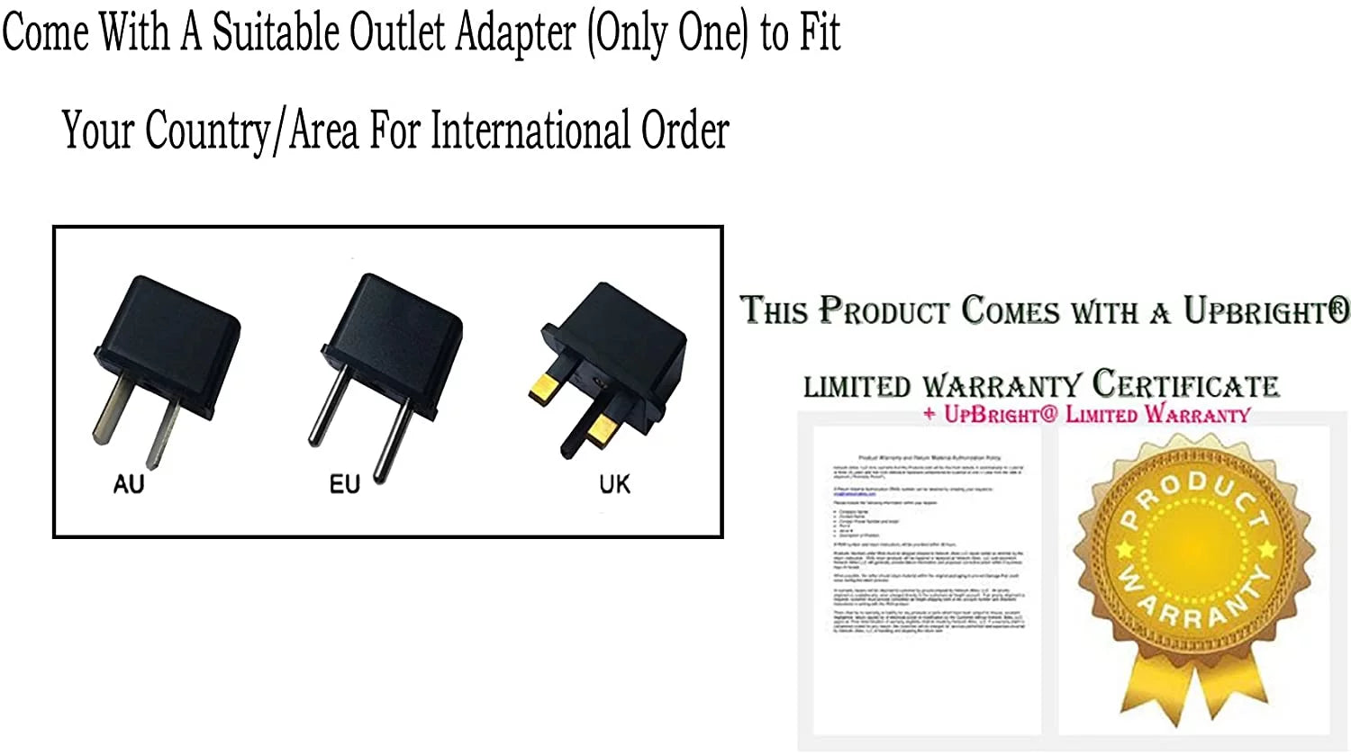 UPBRIGHT NEW Global AC / DC Adapter For Hitachi AXSize030BTU Bluetooth TV Sizeoundbar Sizeound Bar Sizepeaker Power Sizeupply Cord Cable PSize Battery Charger Mains PSizeU