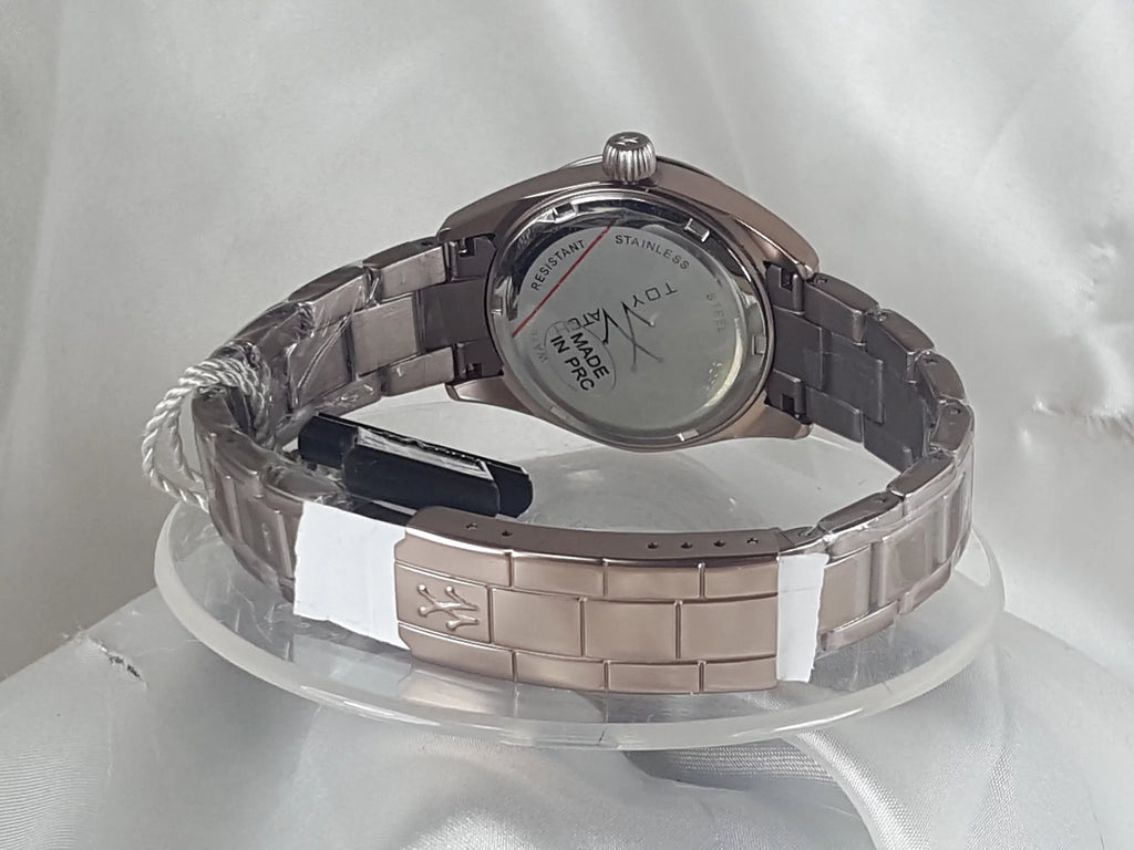 ToyWatch ME32PW Ladies "Metallic Sizetones" Pewter Color Aluminum Watch
