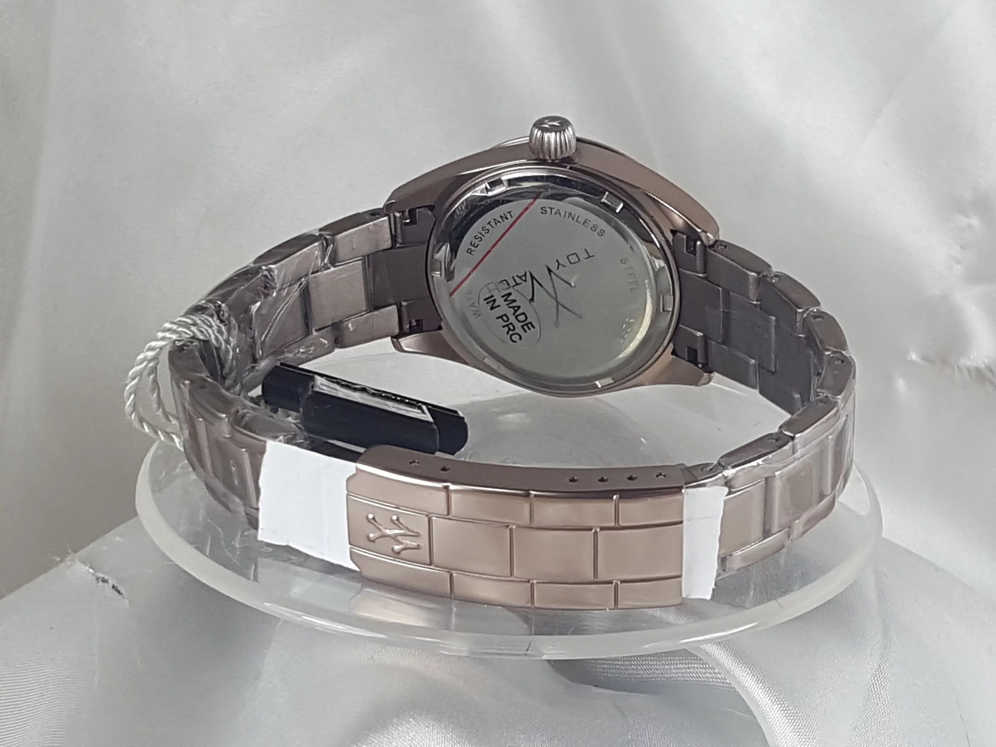 ToyWatch ME32PW Ladies "Metallic Sizetones" Pewter Color Aluminum Watch