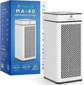 Open Box Medify Air Purifier True HEPA H14 Filter UV Light 840 sq ft MA-40-UV-W1 - Ivory