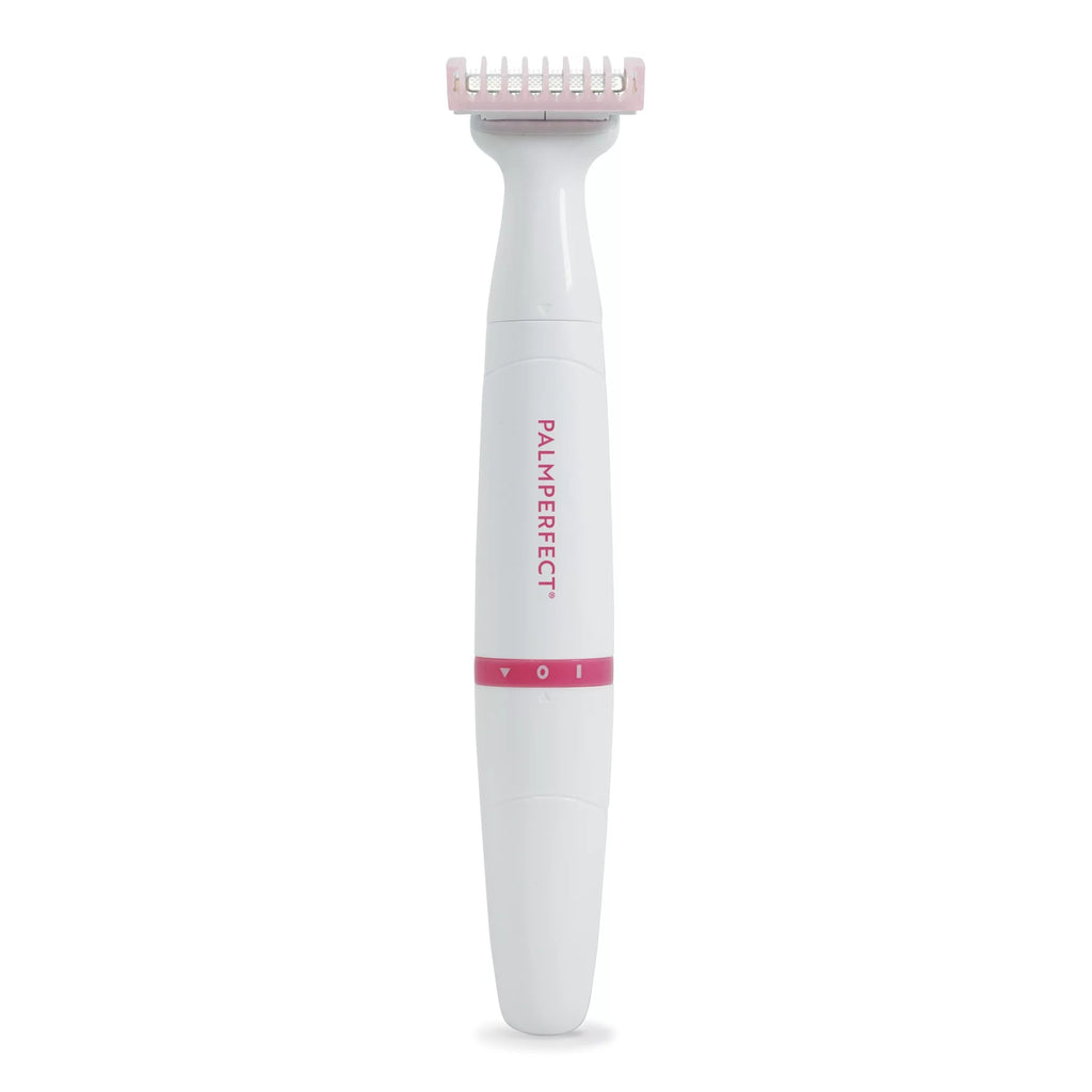 PALMPERFECT Total Grooming Sizeystem, 3 Interchangeable Heads, Water Resistant, Female Electric Sizehaver