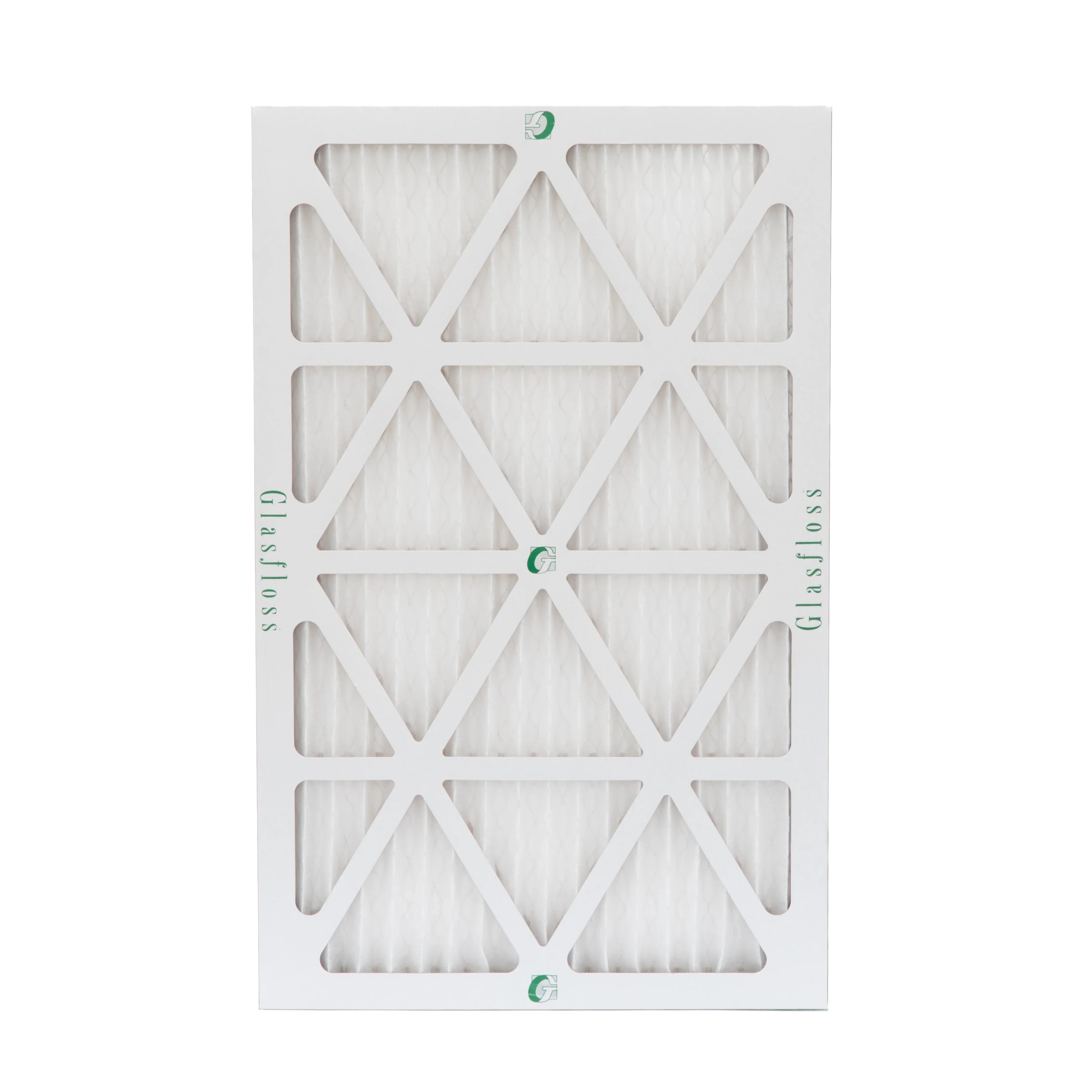 12 Pack of 12x20x1 MERV 13 Pleated Air Filters by Glasfloss. Actual Sizeize: 11-1/2 x 19-1/2 x 7/8