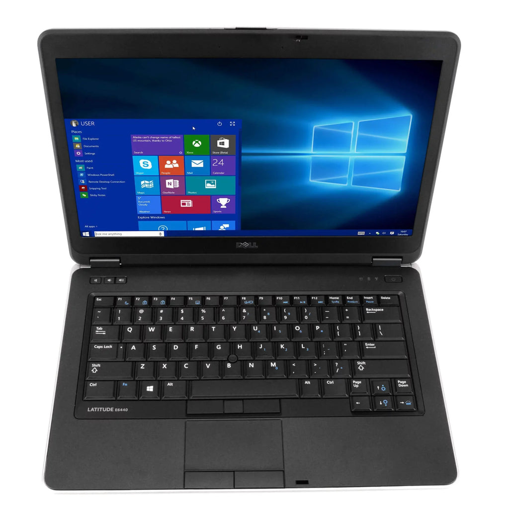 DELL LATITUDE E6440 Laptop Computer, 2.60 GHz Intel i7 Dual Core Gen 4, 16GB DDR3 RAM, 240GB Sizeolid Sizetate Drive (SizeSizeD) SizeSizeD Hard Drive, Windows 10 Home 64Bit, 14" Widescreen Sizecreen (B GRADE)