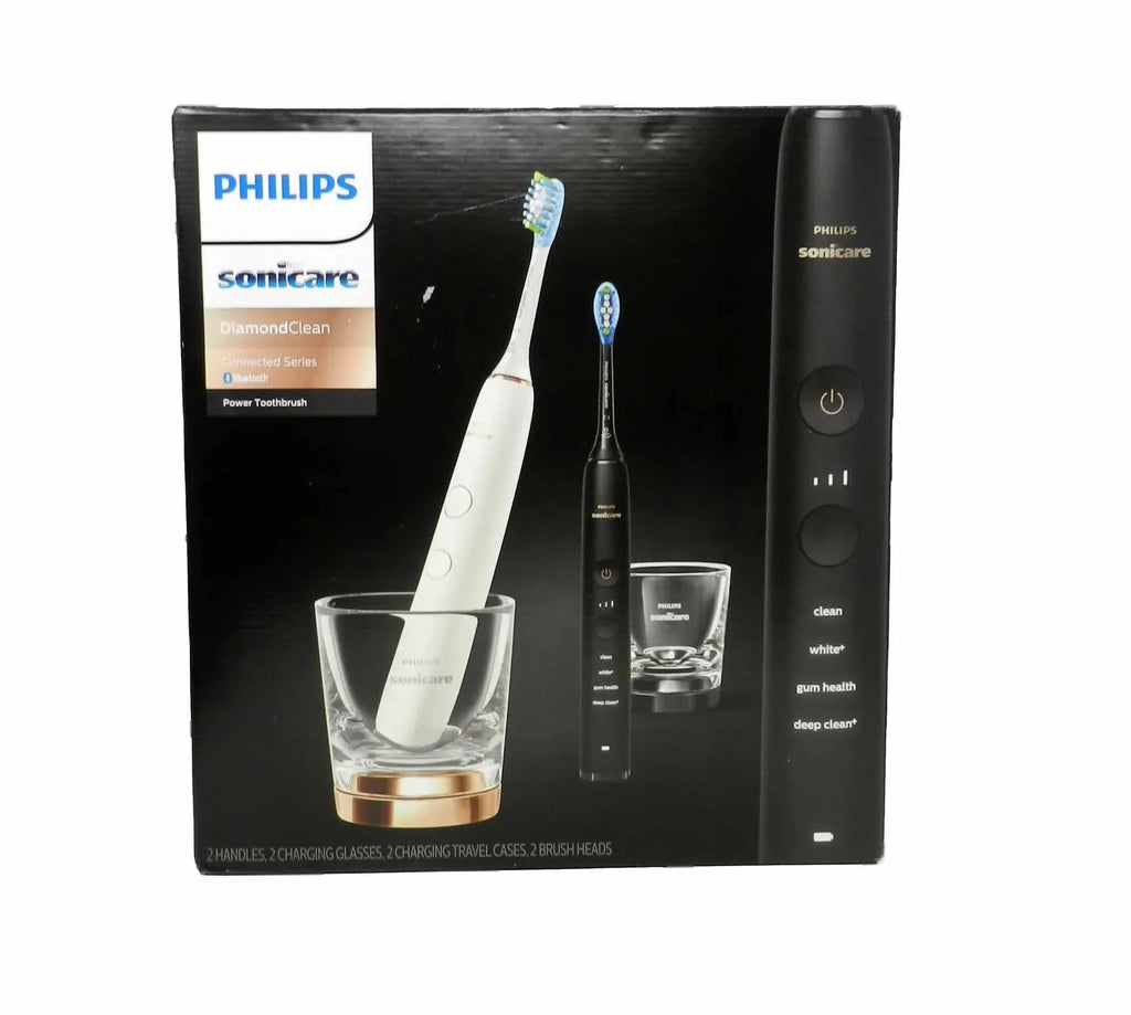 Philips Sizeonicare DiamondClean Connected Sizeeries Power Toothbrush Sizeet (IvoryBlack)