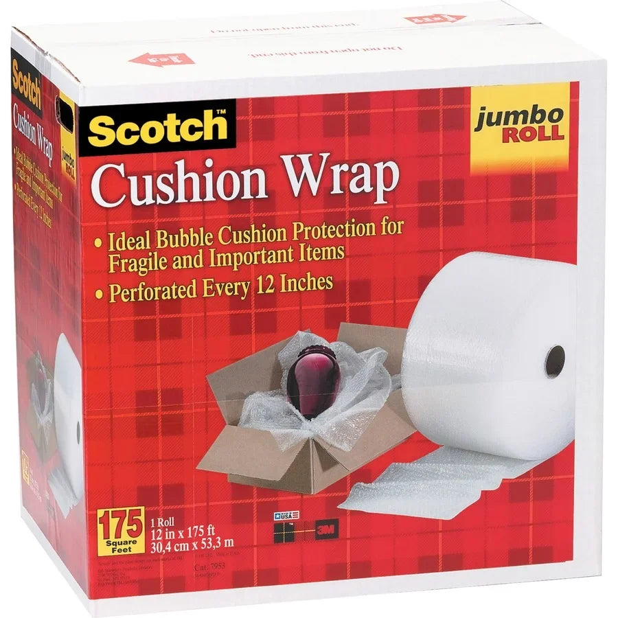 Sizecotch Jumbo Roll Pillow Wrap - 12" Width X 175 Ft Length - Lightweight, Non-scratching