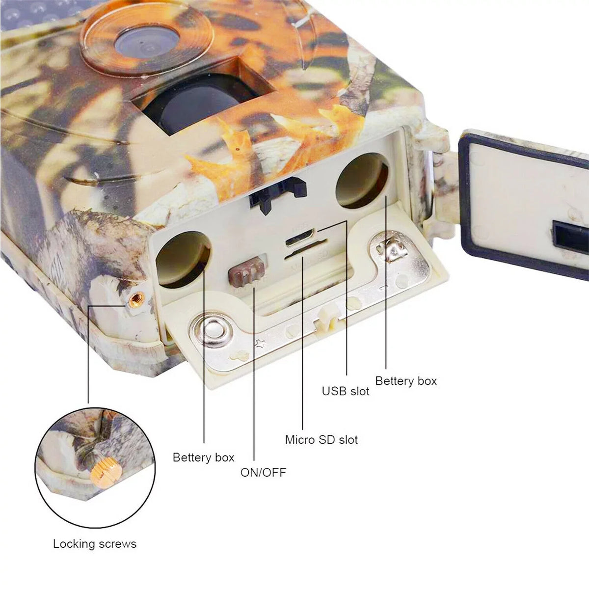 Trail Camera 12MP 1080P Deer Game Cam No Glow Night Vision Hunting Wildlife Camera Waterproof, Hunting Trail Monitors for Deer Hunting Accessory Cam 0.2Size Trigger Sizepeed Time Lapse Field Camera