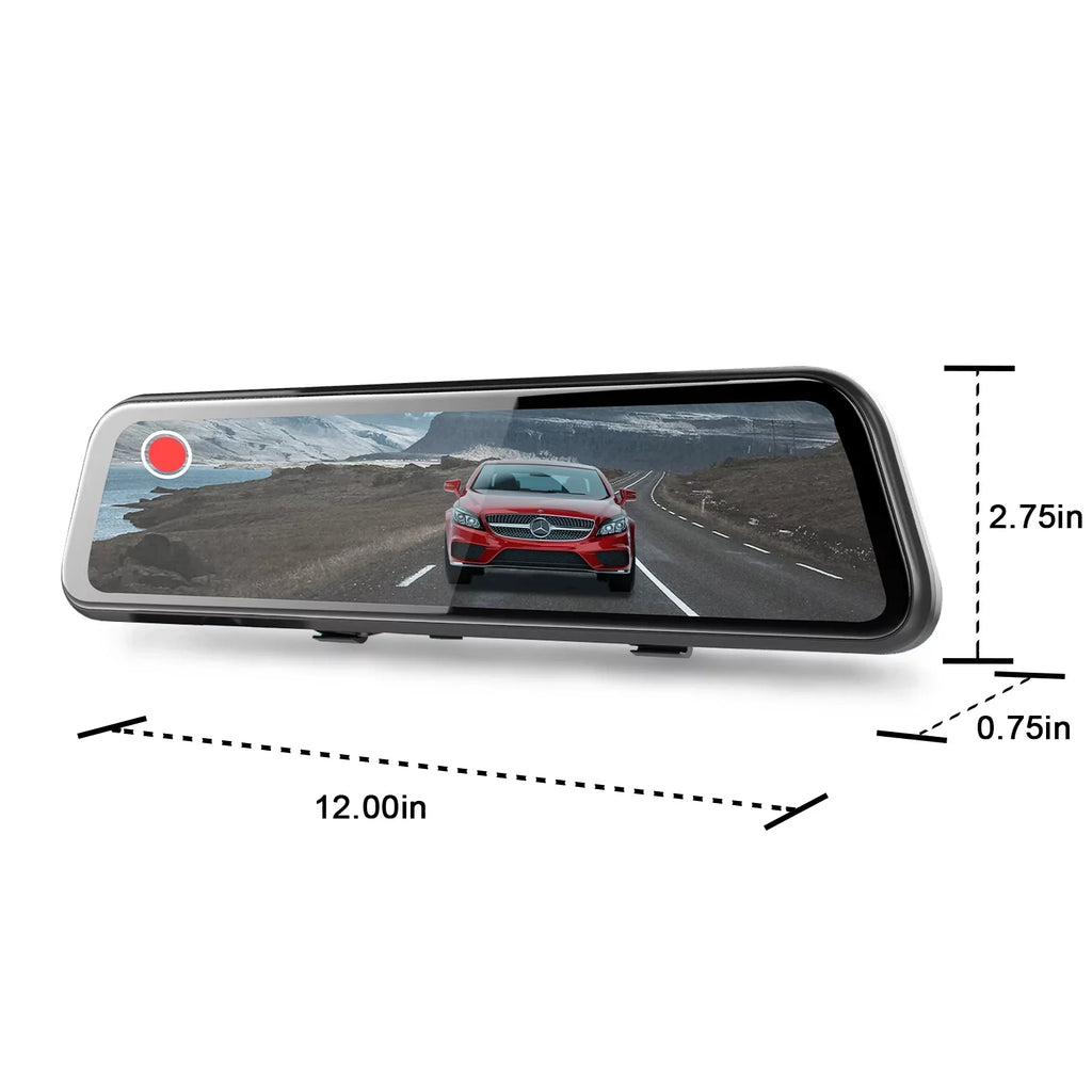 Rexing M1 PRO Dash cam 10" 2K Front and Rear Mirror