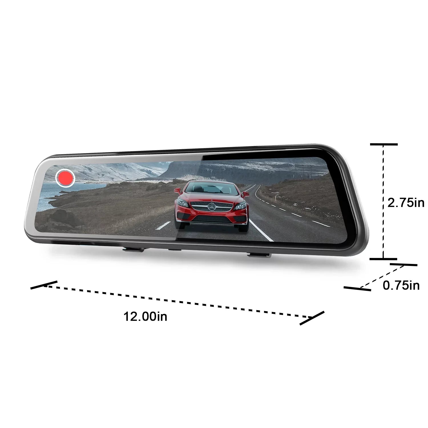 Rexing M1 PRO Dash cam 10" 2K Front and Rear Mirror
