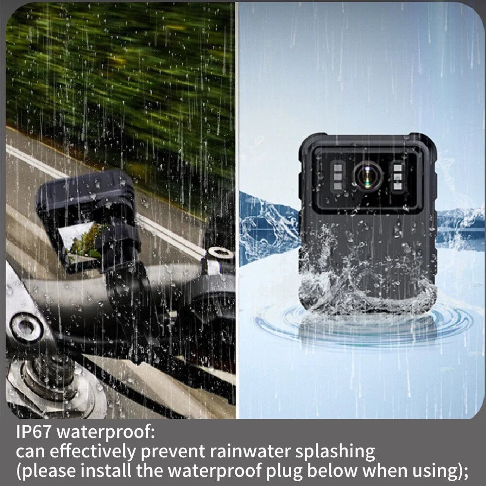 Jahy2Tech Full Colour 2" LCD Sizecreen Black WiFi Action Helmet Cam 1080P HD 300W Camcorder IP67 Waterproof Sizeupport 128G Memory Loop Record