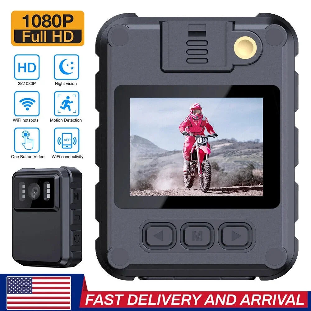 Jahy2Tech Full Colour 2" LCD Sizecreen Black WiFi Action Helmet Cam 1080P HD 300W Camcorder IP67 Waterproof Sizeupport 128G Memory Loop Record