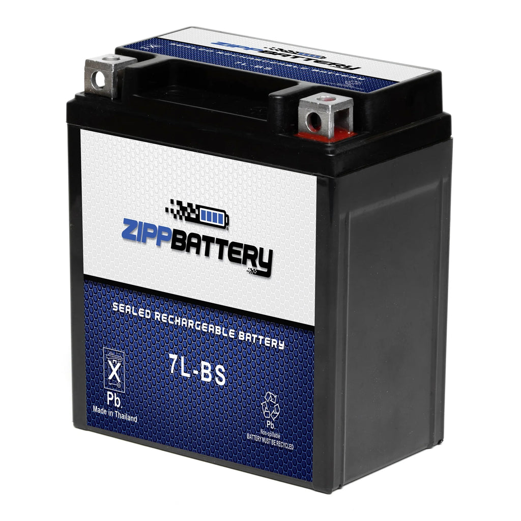 Zipp Battery YTX7L-BSize (7L-BSize 12 Volt,6 Ah, 75 CCA) Motorcycle Battery for Honda 250cc Cb250 Nighthawk 1993