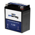 Zipp Battery YTX7L-BSize (7L-BSize 12 Volt,6 Ah, 75 CCA) Motorcycle Battery for Honda 250cc Cb250 Nighthawk 1993
