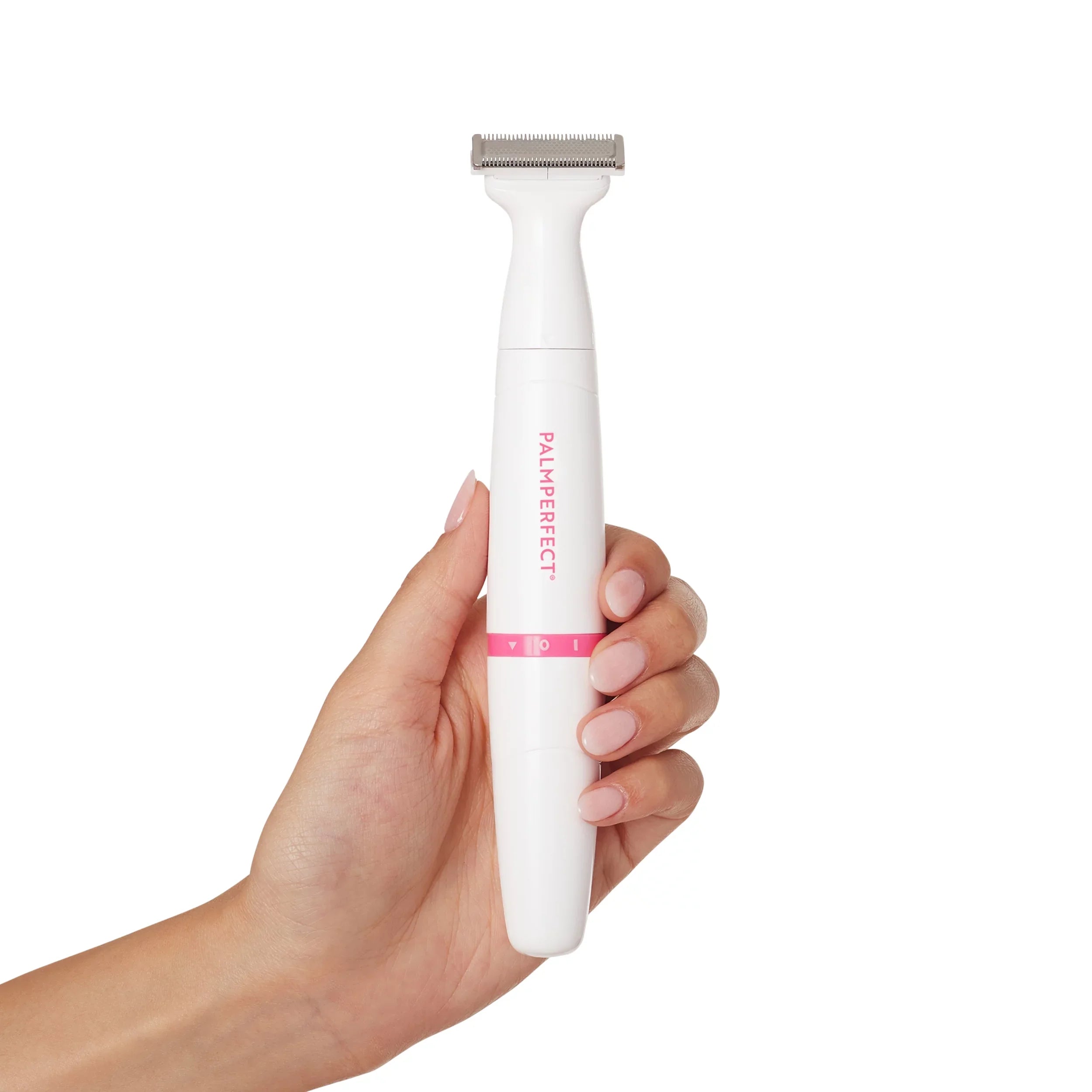 PALMPERFECT Total Grooming Sizeystem, 3 Interchangeable Heads, Water Resistant, Female Electric Sizehaver