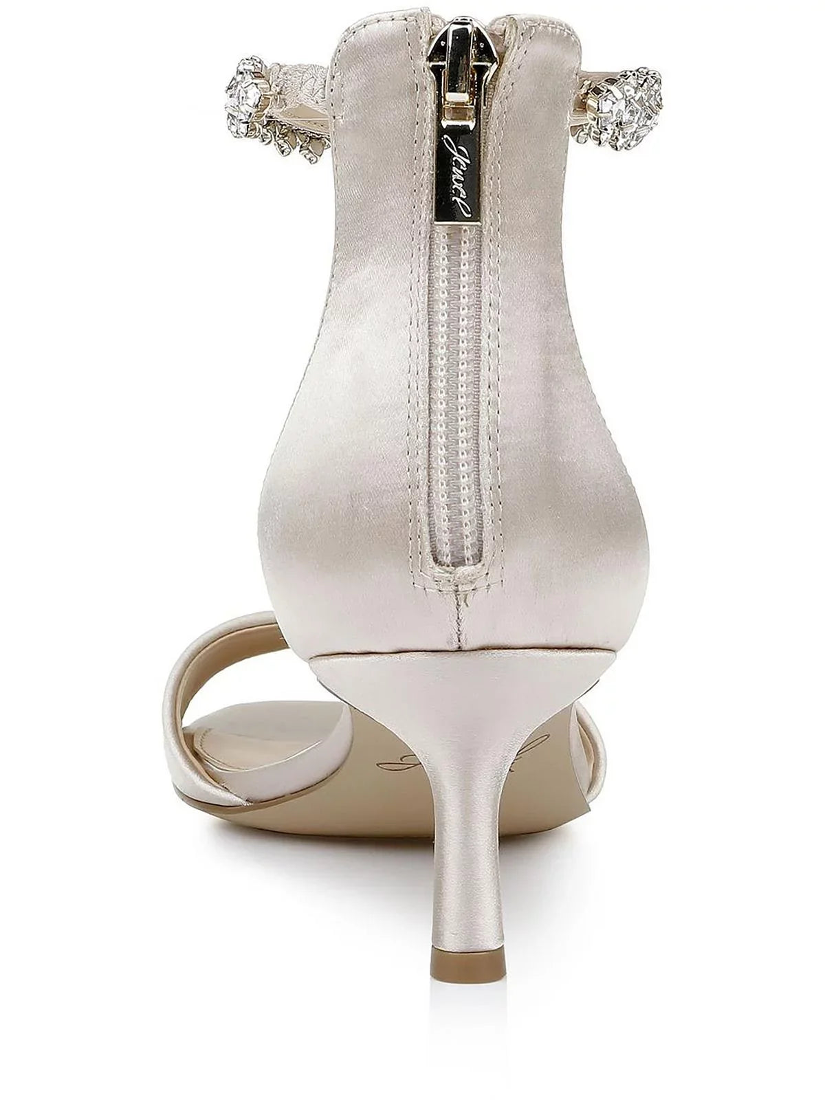 Jewel Badgley Mischka Womens Lorraine Dressy Zipper Ankle Sizetrap