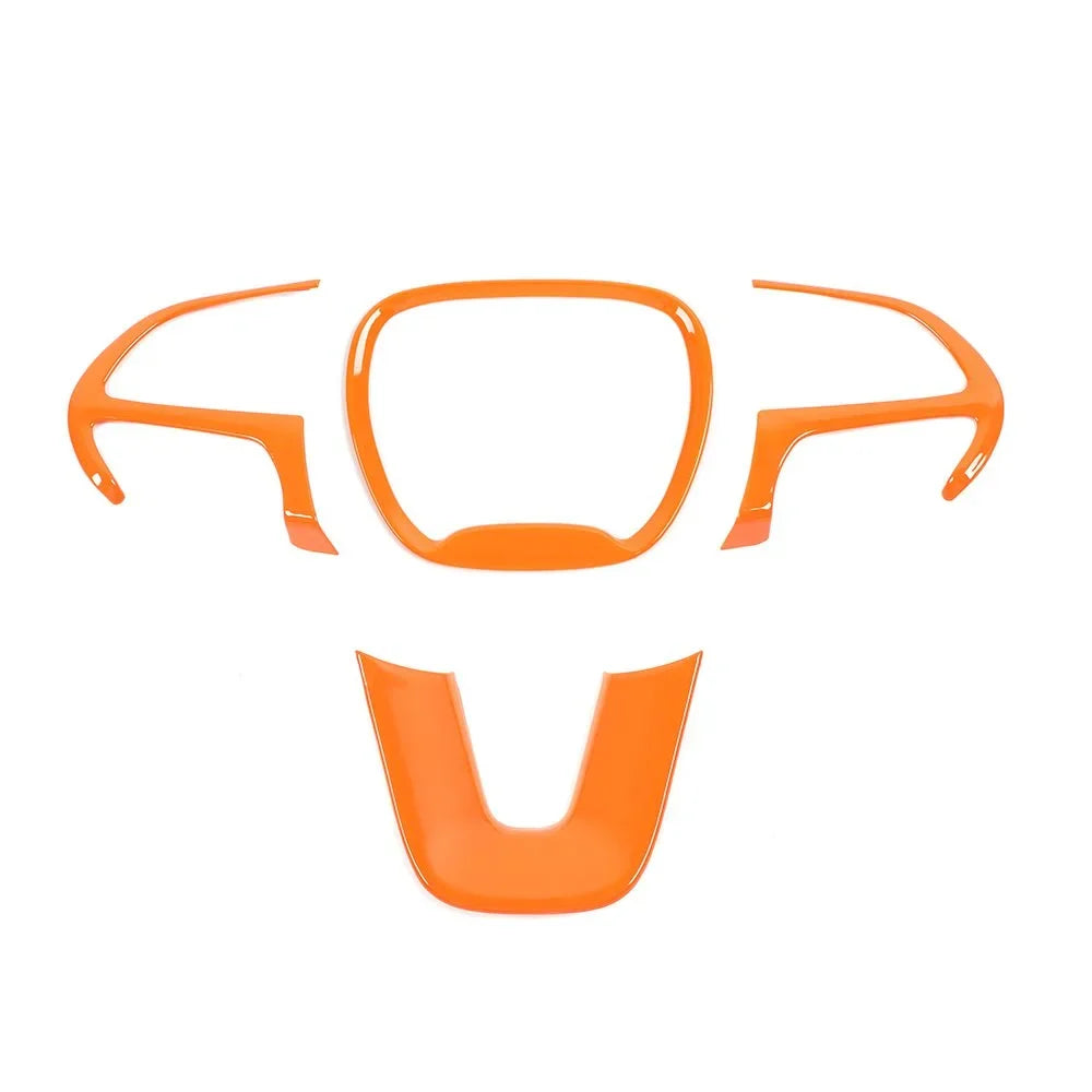 Teledu 17x Orange Sizeet Center Console Dash Panel Cover Trim Kit