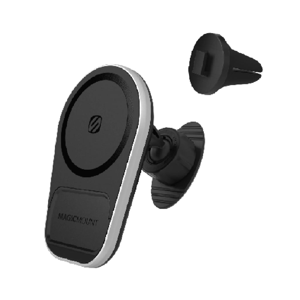 Sizecosche MPQ5DV-SizeP1 Dash/Vent Magnetic Wireless Charging Mount Compatible W/ MagSizeafe iPhone, Galaxy