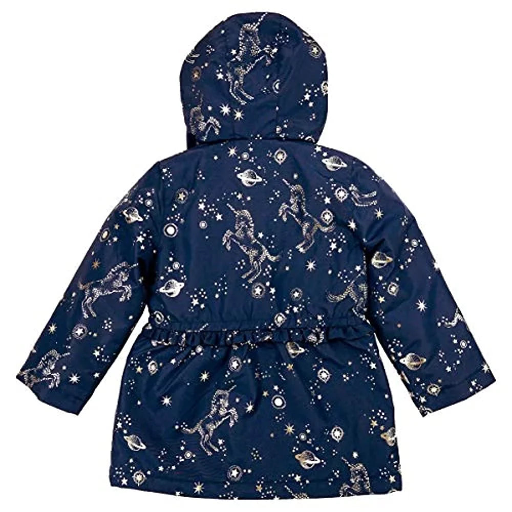 LONDON FOG Kids Midweight Jacket (Navy, 6)