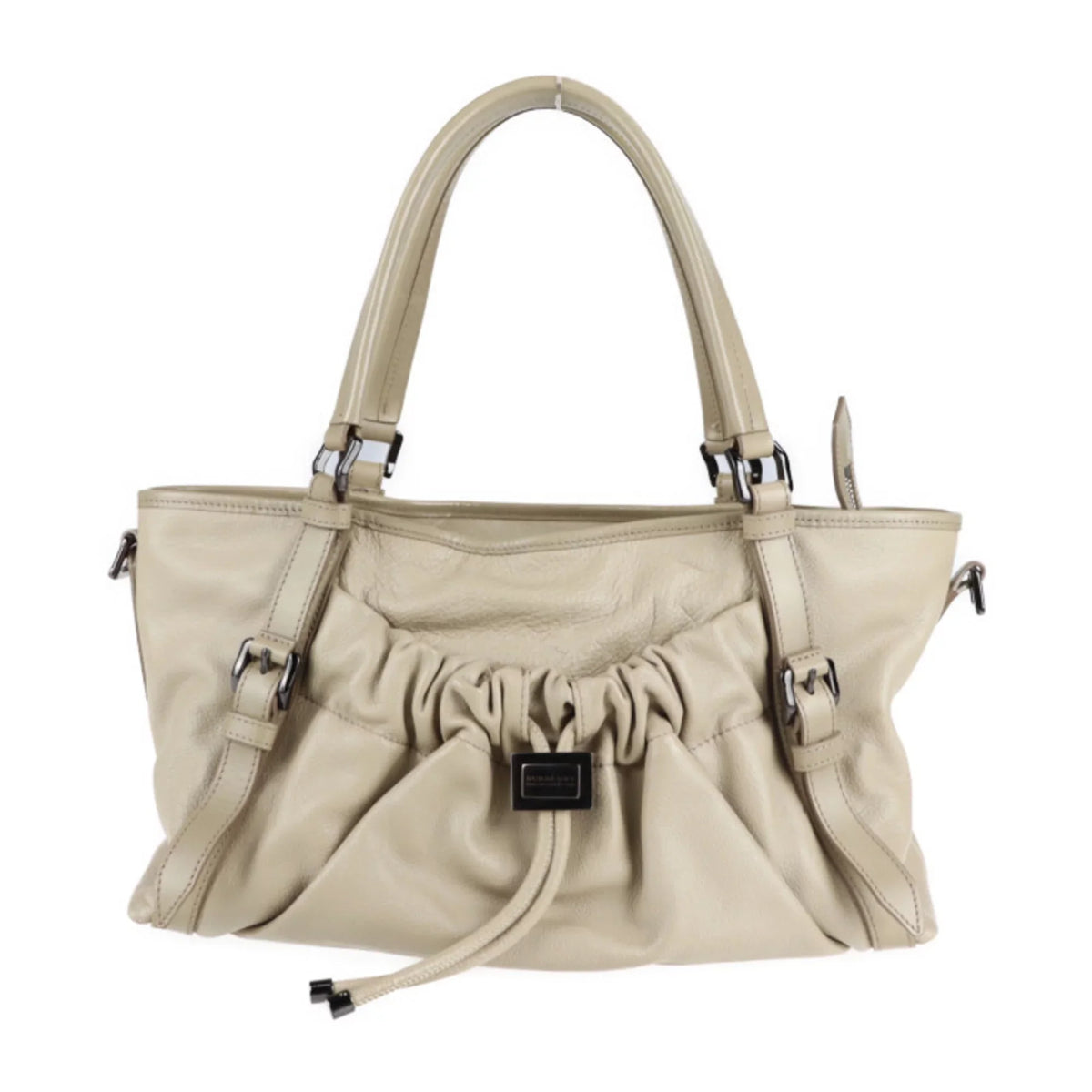 Pre-Owned BURBERRY Burberry tote bag leather beige 2WAY shoulder (Good)