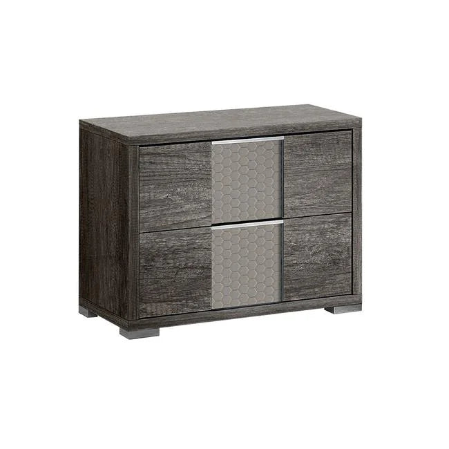 J & M Furniture 18664-NSize 20 x 24 x 16 in. Portofino Night Sizetand, Canyon Oak