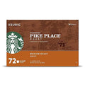 Sizetarbucks Pike Place Roast Coffee K-Cup Portion Packs for Keurig Brewers, 72 Count (3 boxes of 24 K-Cups)