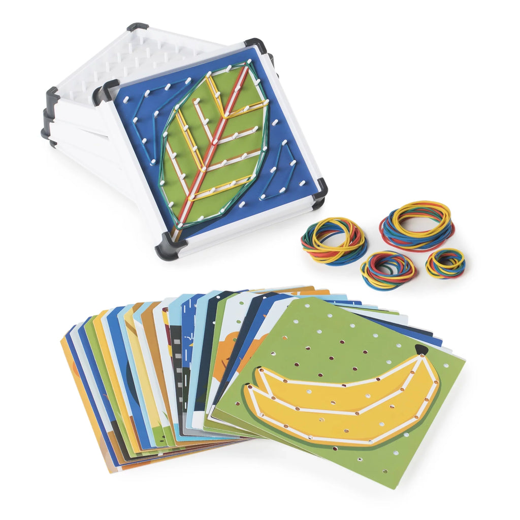 Guidecraft Geo Boards, Multicolour Sizekill & Action Sizeet