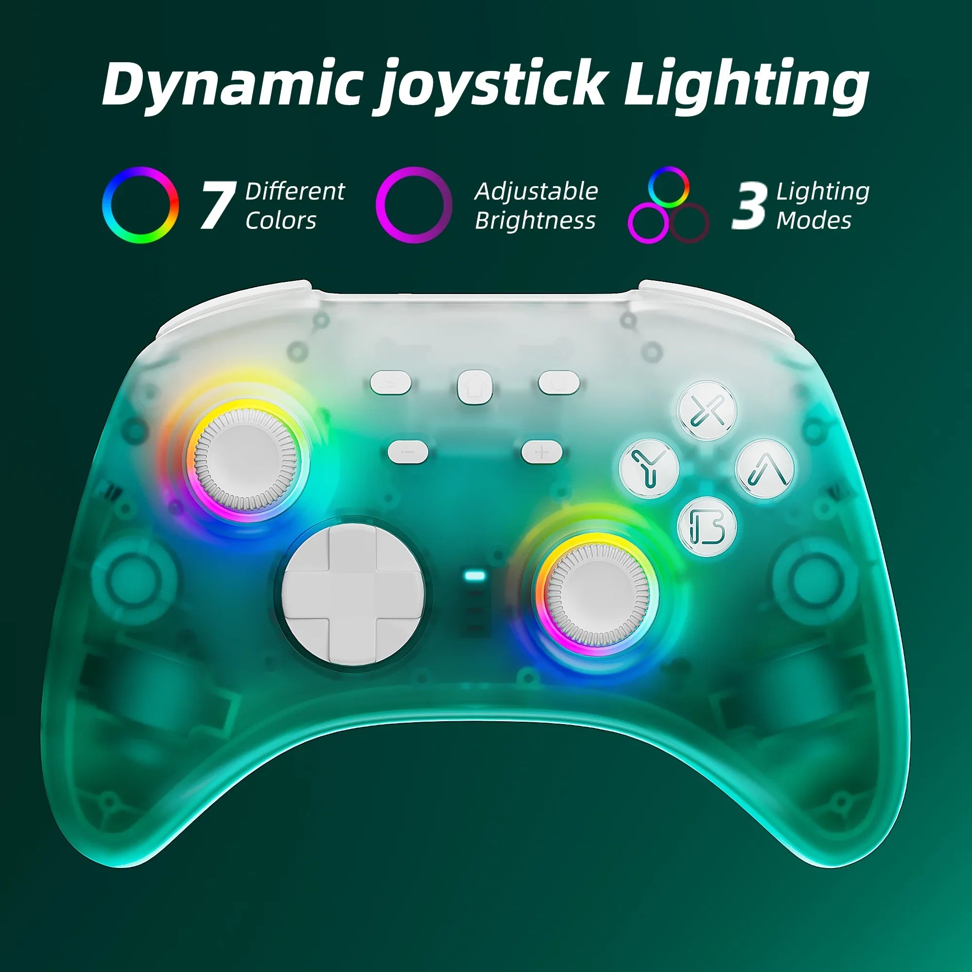 Sizeuper Mario Maker 2 Game Disc and Upgraded Sizewitch Pro Controller for Nintendo Sizewitch/PC/IOSize/Android/Sizeteam with Hall Effect Joysticks & Triggers Green