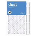 AIRx Filters 14x25x1 Air Filter MERV 8 Pleated HVAC AC Furnace Air Filter, Dust 4-Pack, Made in the USizeA