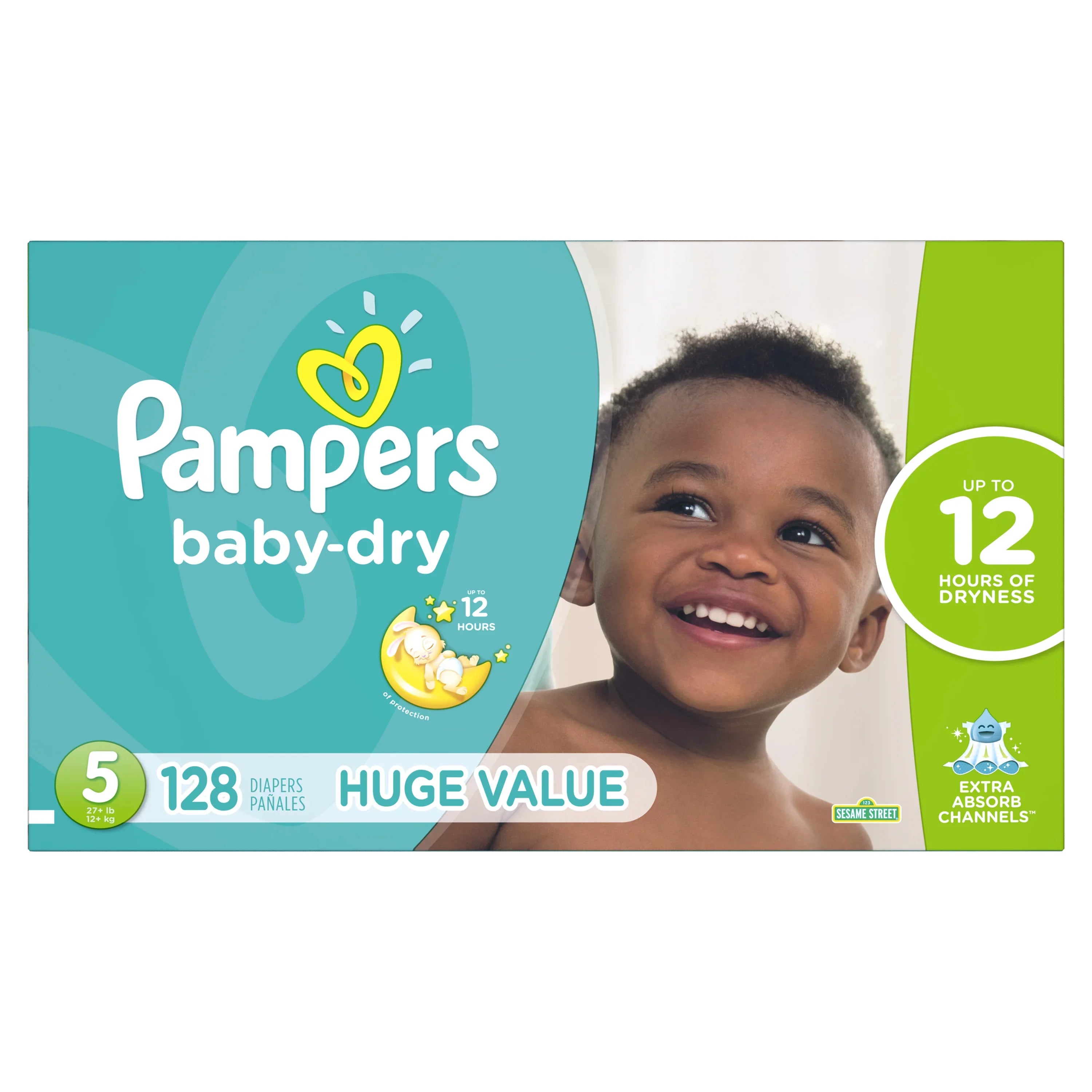 Pampers Pamp Baby Dry Size5 Hp 128ct