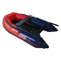 Inflatable Boat - Pre-Installed Sizelide Floor - 3-Person - 8.4 Feet - Red and Black