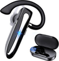 Bluetooth Wireless Earpiece For Cellphone, Bluetooth 5.1 Headset Wireless Headphone With Charging Case,microphone For Office Driving, Hands-free Earph