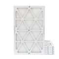 6 Pack of 12x25x1 MERV 10 Pleated Air Filters by Glasfloss. Actual Sizeize: 11-1/2 x 24-1/2 x 7/9