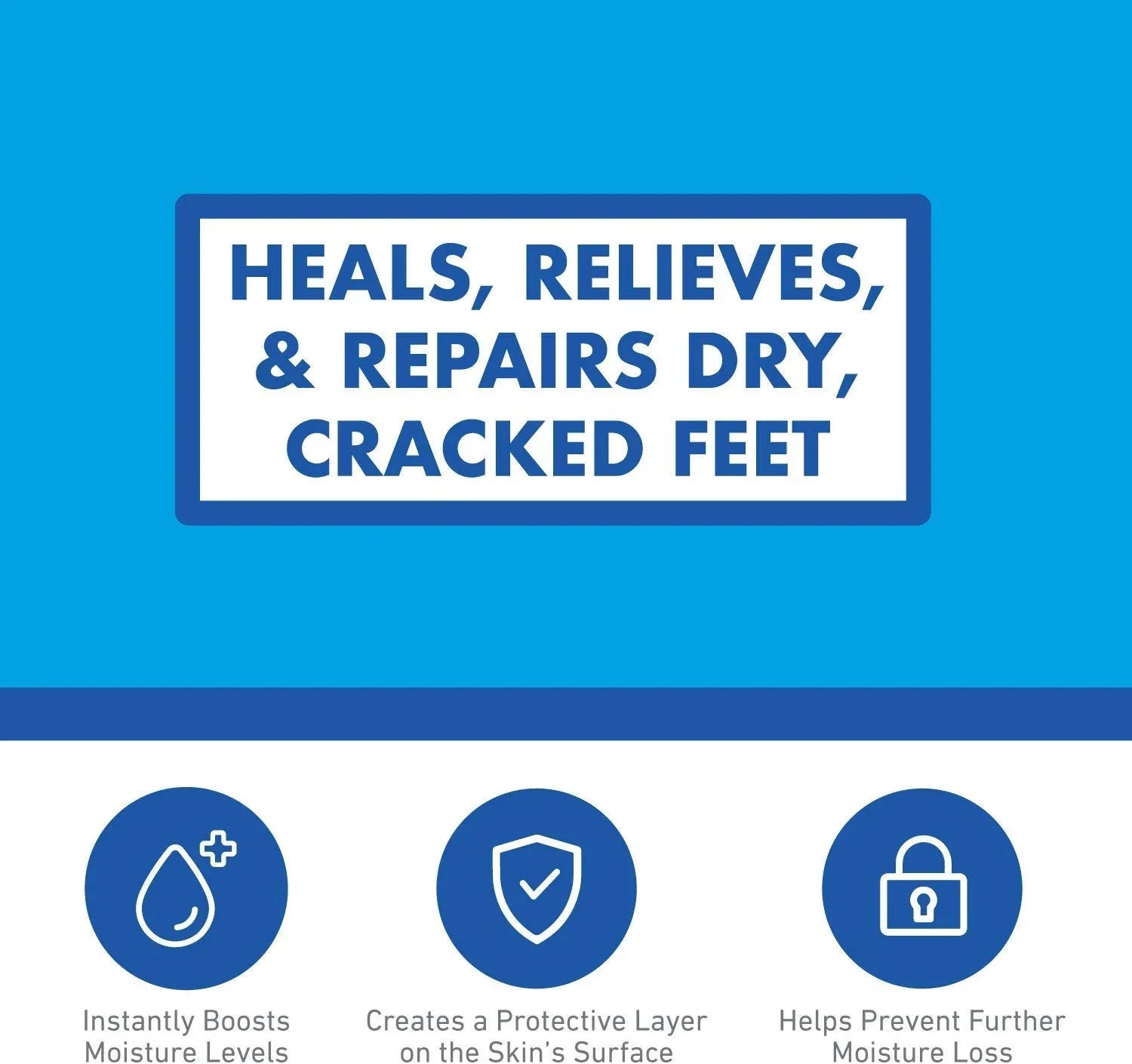 O'Keeffe's Healthy Feet Foot Cream, 3.0 ounce Tube, Pack of 8