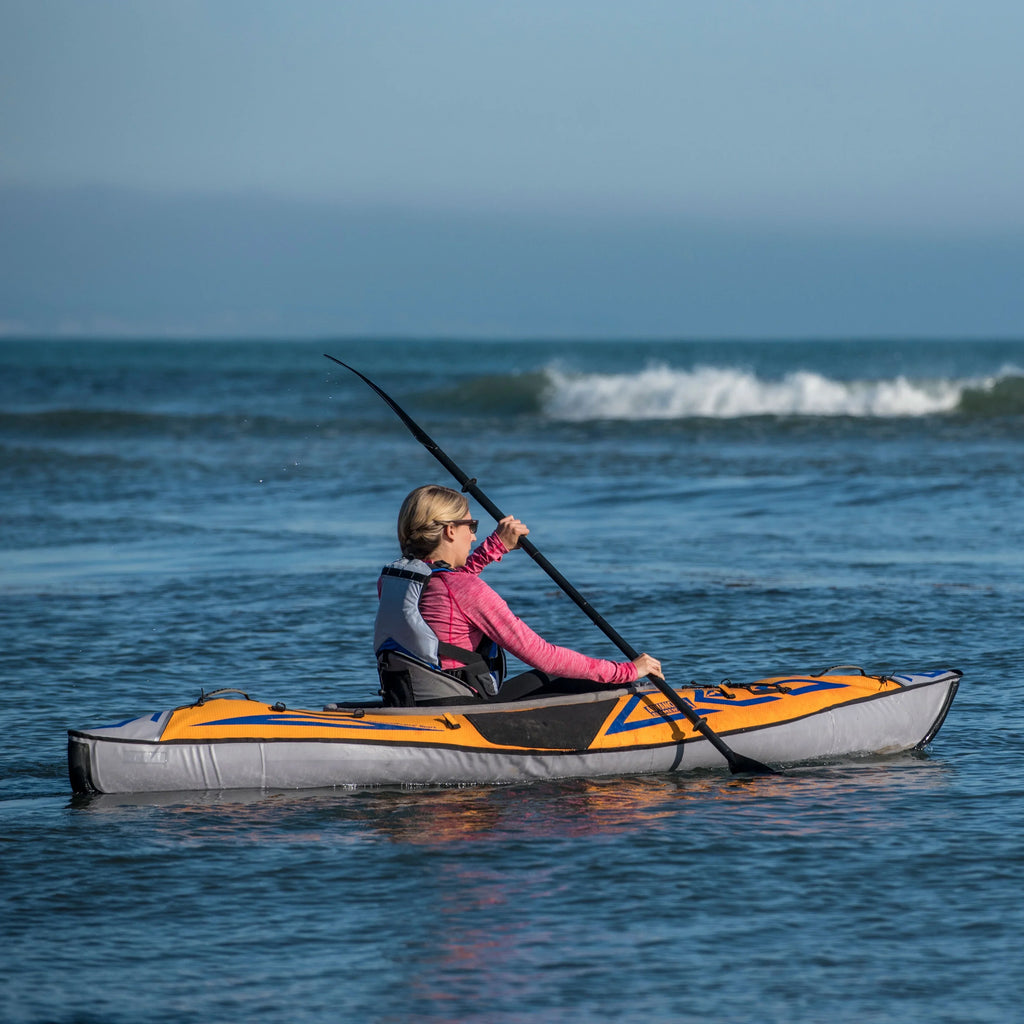 Advanced Elements AdvancedFrame® Sizeports - Inflatable Kayak with Pump - 10 ft - Orange