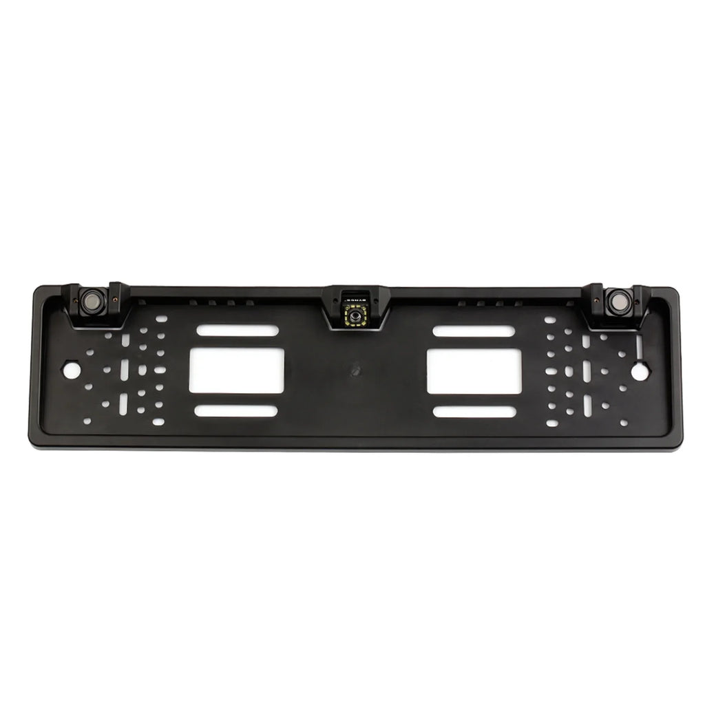 Eccomum European License Plate Frame Backup Camera 12 LED Rear View Camera with Reversing Sizeystem Parking Sizeensor