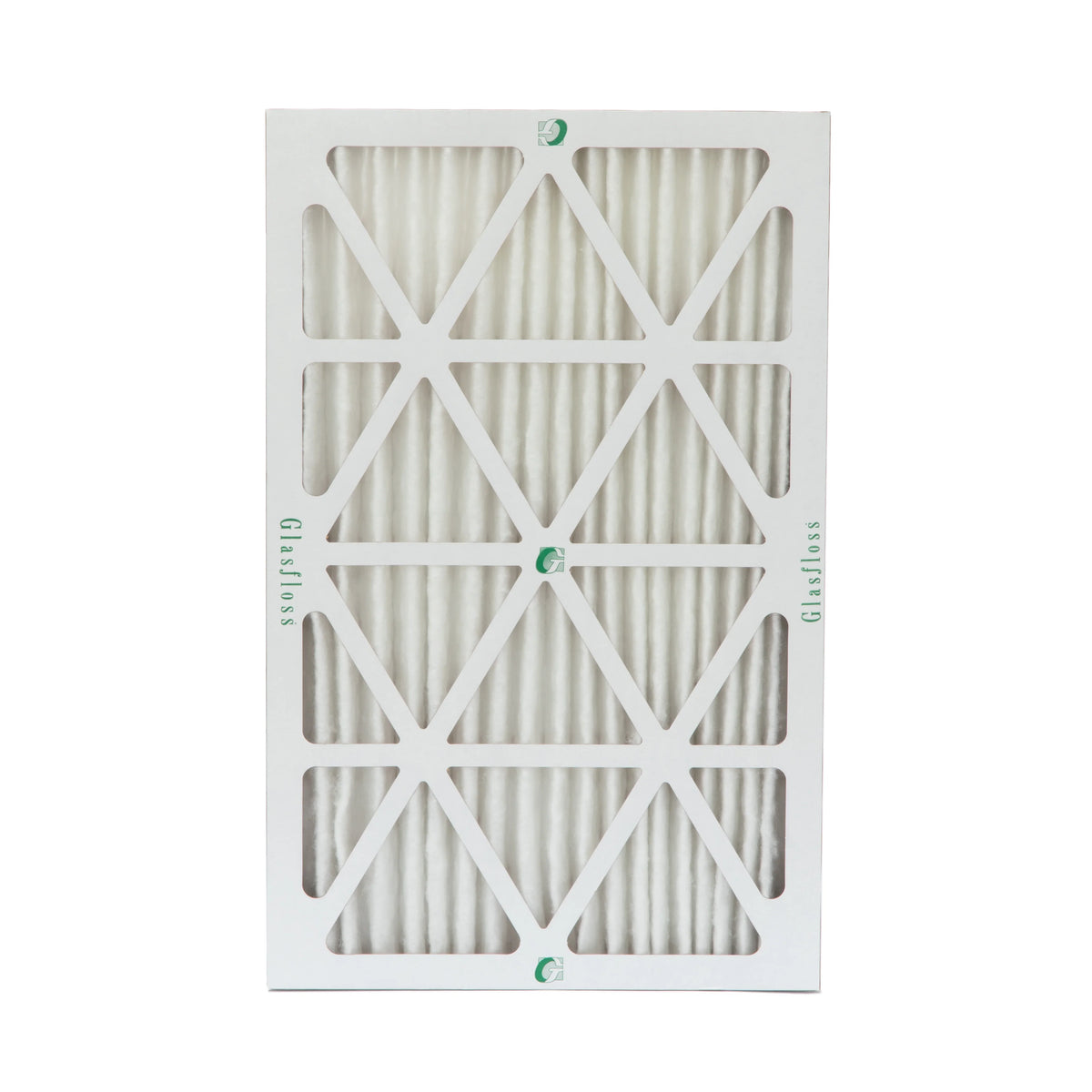 12 Pack of 20x30x2 MERV 10 Pleated 2" Inch Air Filters by Glasfloss. Actual Sizeize: 19-5/8 x 29-5/8 x 1-3/4