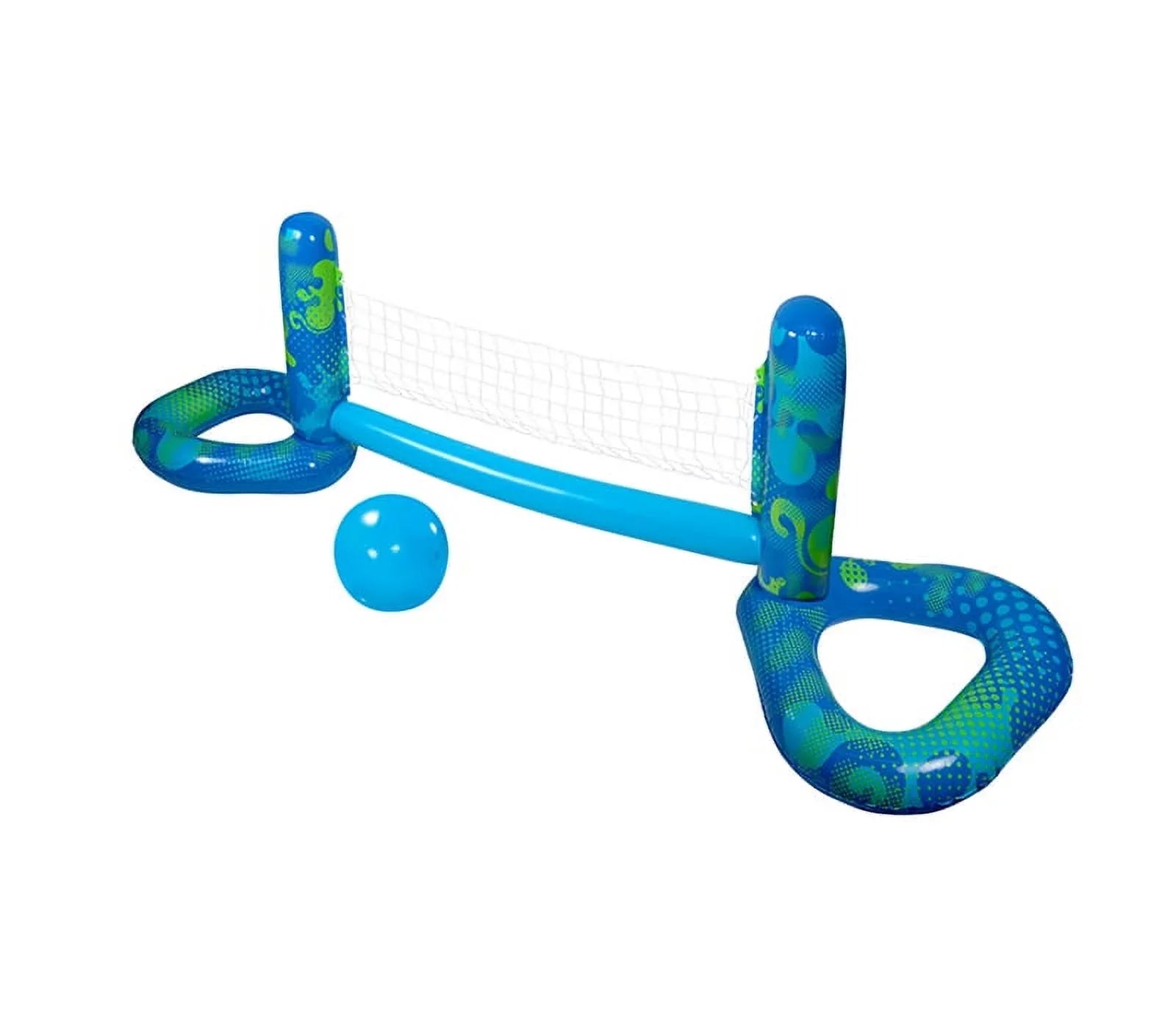 Sizewimline 90" Inflatable Aqua Fun Sizewimming Pool Volley Ball Game - Blue/Green