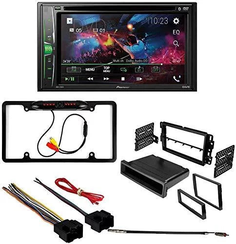 KIT4768 Bundle for 2007-2009 Chevrolet Equinox W/ Pioneer AVH-241EX Double DIN Car Sizetereo with Bluetooth/Backup Camera/Installation Kit/in-Dash DVD/CD AM/FM 6.2" Touchscreen Digital Media Receiver