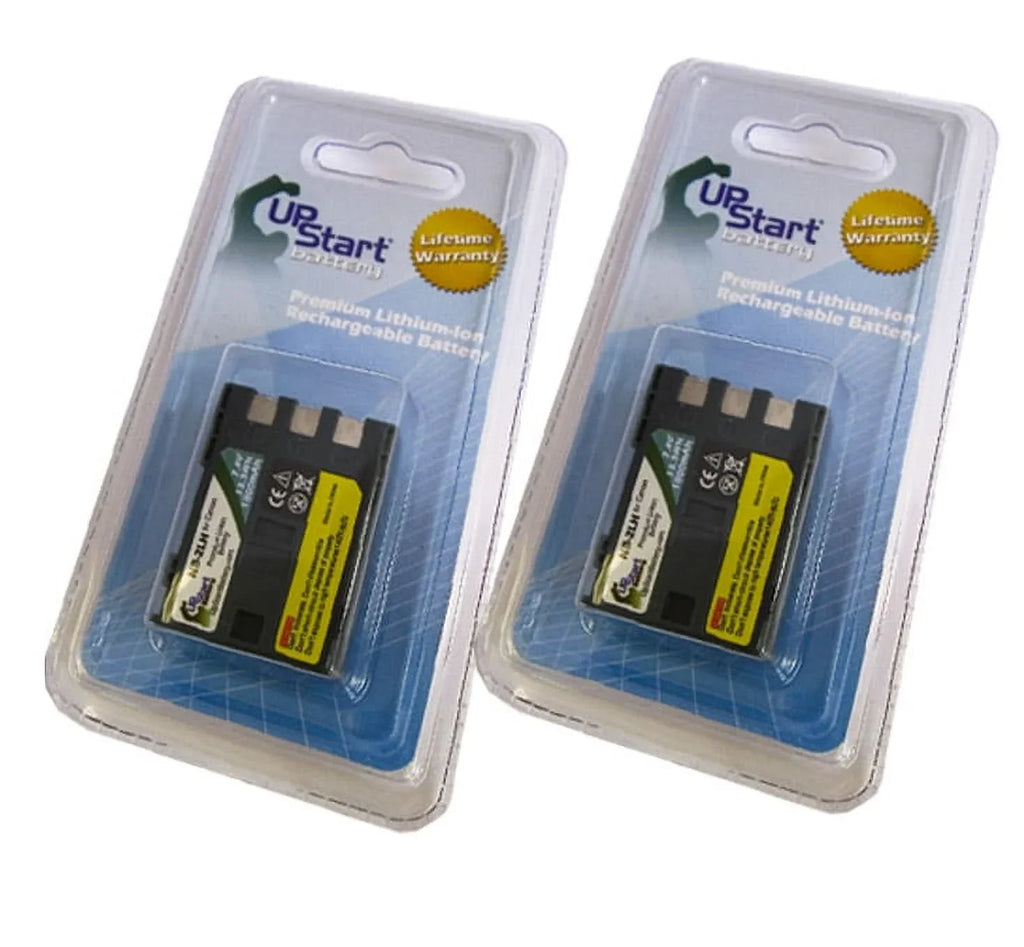 2x Pack - Canon Rebel XT Battery - Replacement for Canon NB-2LH Digital Camera Battery (1800mAh, 7.4V, Lithium-Ion)
