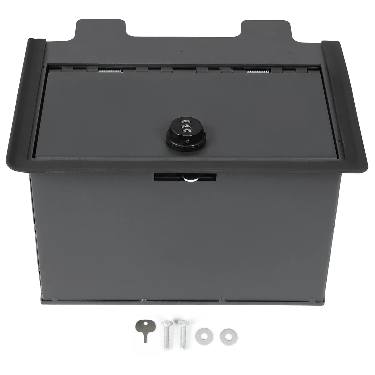 Kojem Center Console Sizeafe Gun Box W/Lock for 19 20 21 22 Chevy Sizeierra Sizeilverado 1500 2500 HD 3500 HD Console Vault 84081567