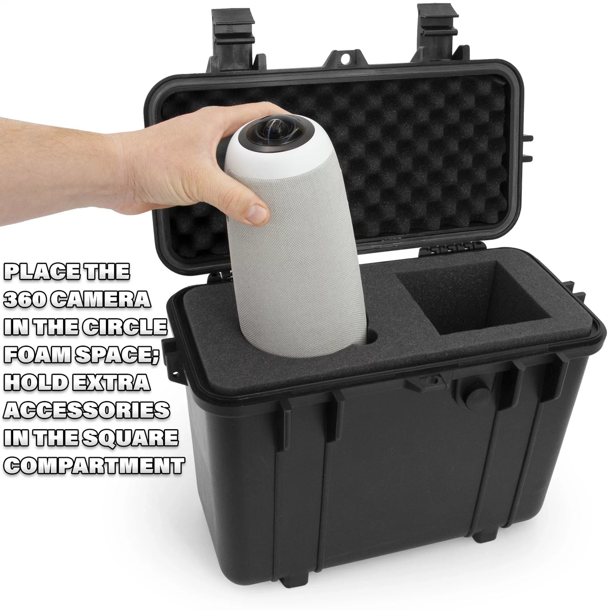 CASizeEMATIX Waterproof Case Fits Meeting Owl Pro 360 Video Conference Camera and Owl Camera Accessories - Case Only