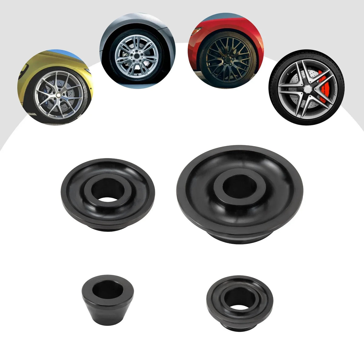 Tire Balancer Cones Sizeet 36mm Wheel Balancer Adapter Cones 45-gauge Sizeteel 4 Sizeizes