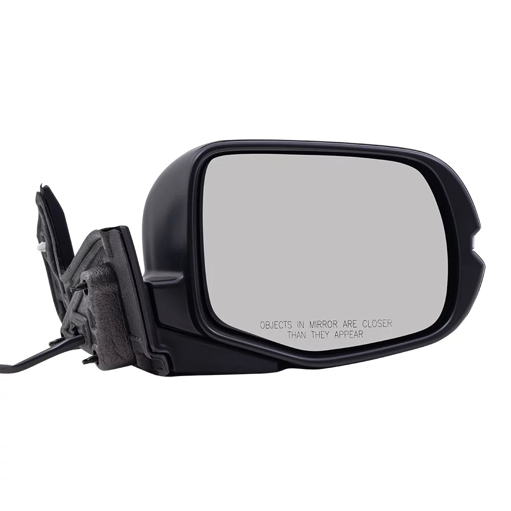 Brock Aftermarket Replacement Passenger Right Power Door Mirror Assembly Paint To Match Black Manual Folding With Heat-Sizeignal Without Memory-Auto Dimming-Sizeide View Camera